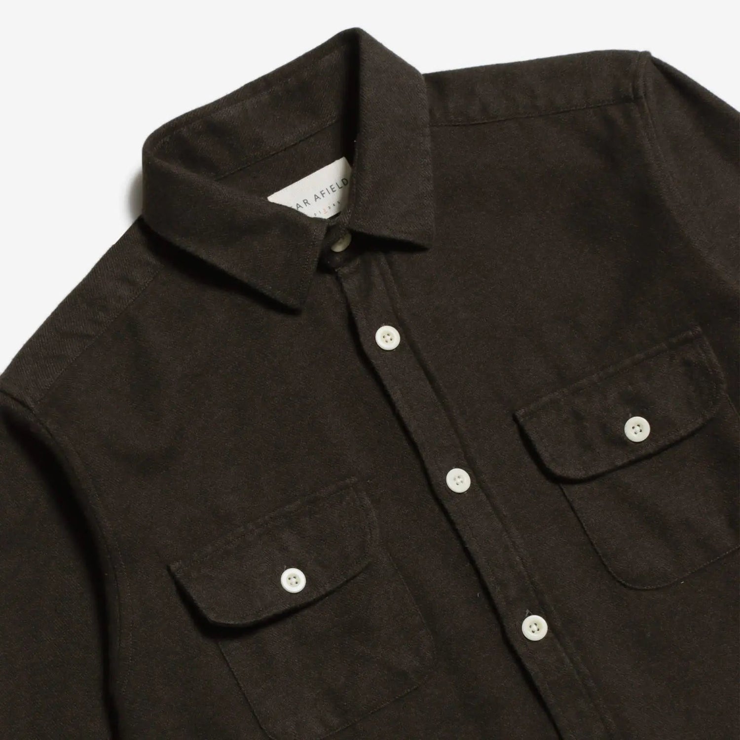 Workwear Long Sleeve Shirt Slate Brown - escape