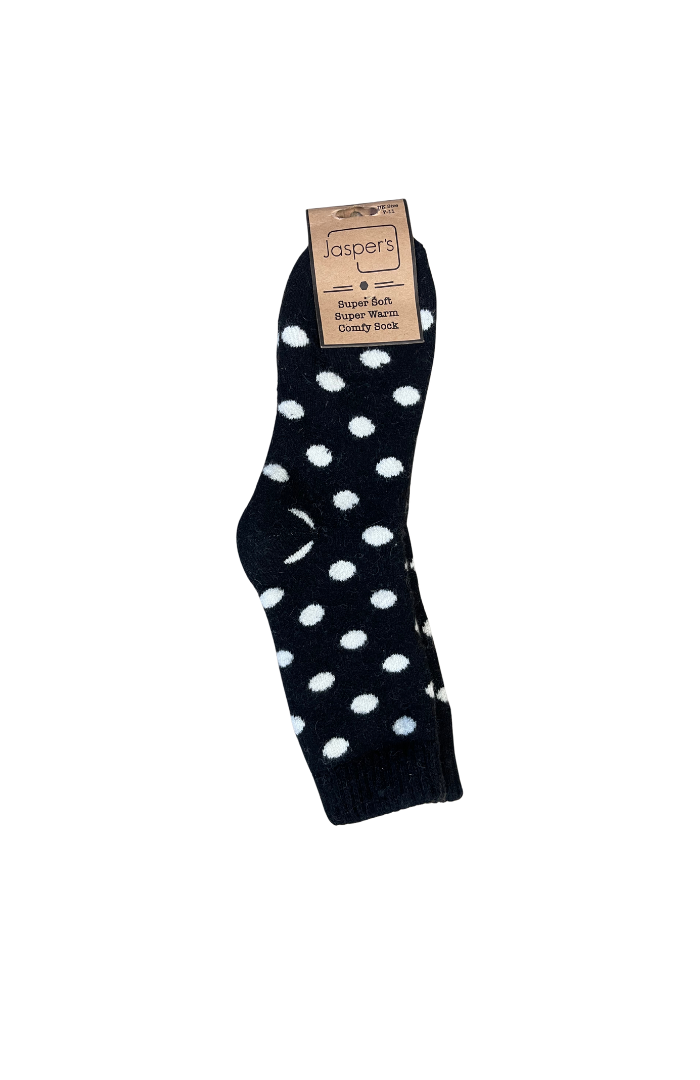 Splendid Spots Ribbed Socks