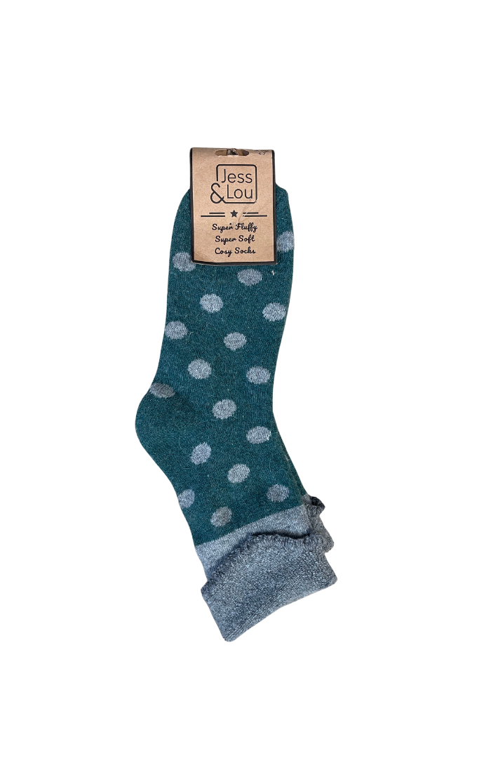 Splendid Spots Cosy Cuff Socks