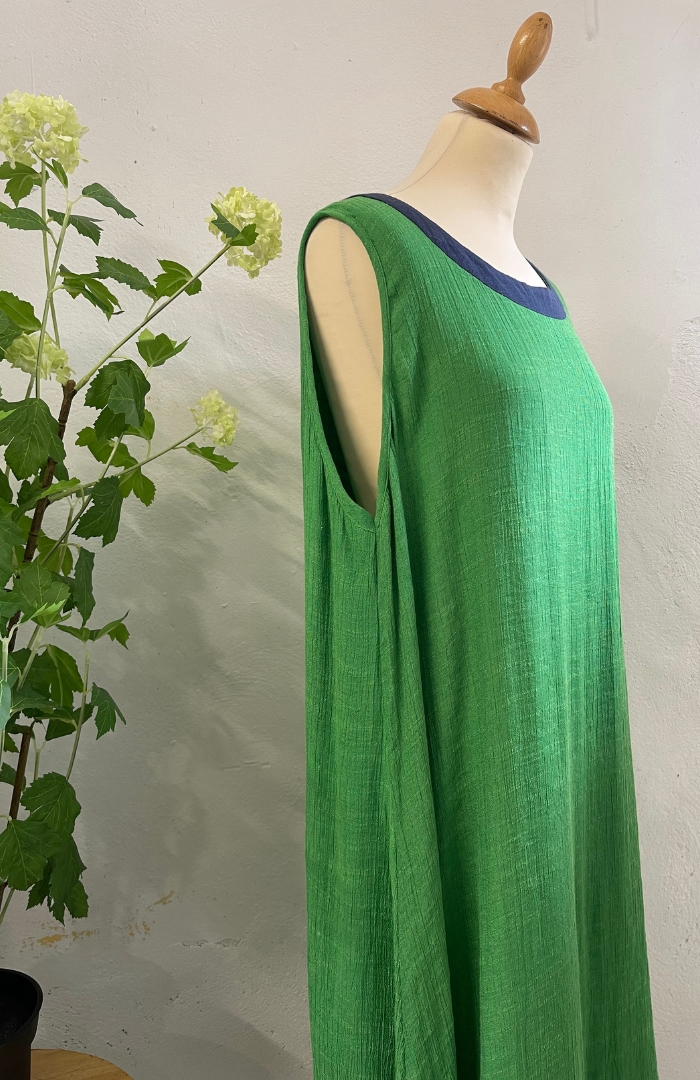 Bamboo Contrast Trim Dress D25