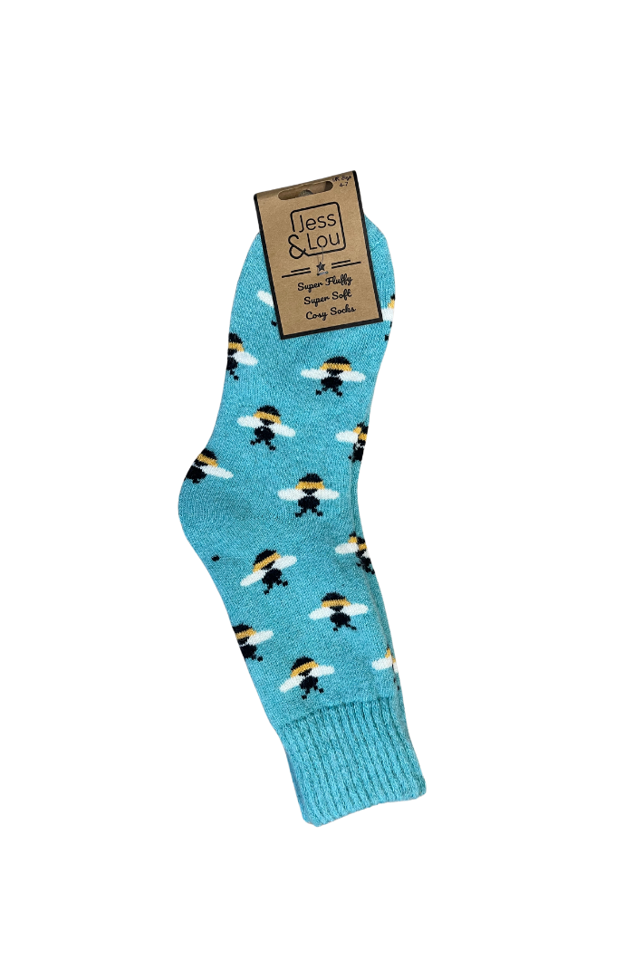 Gerippte Socken von Busy Bee