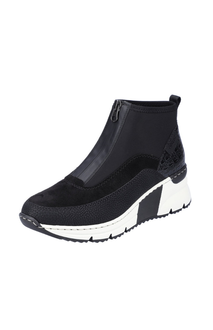 Textile Mix Contemporary Boot