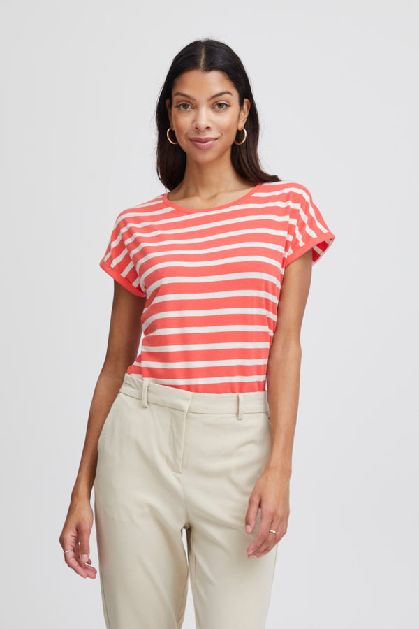 Pamila O-Neck Stripe T-Shirt