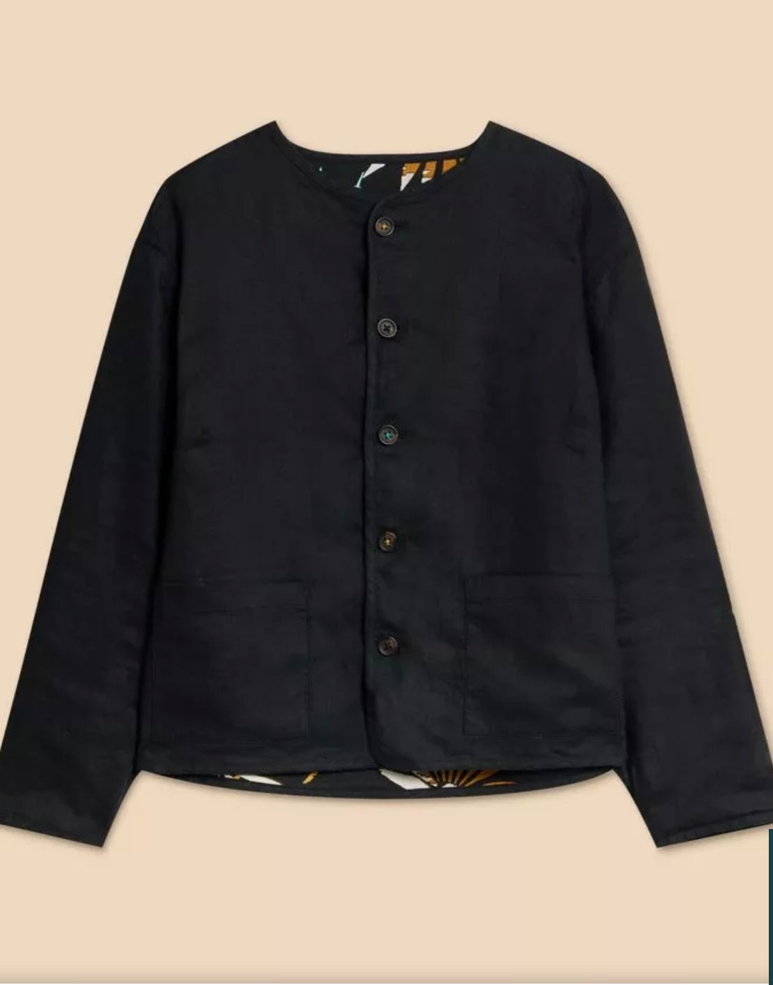 Adele Reversible Linen Jacket