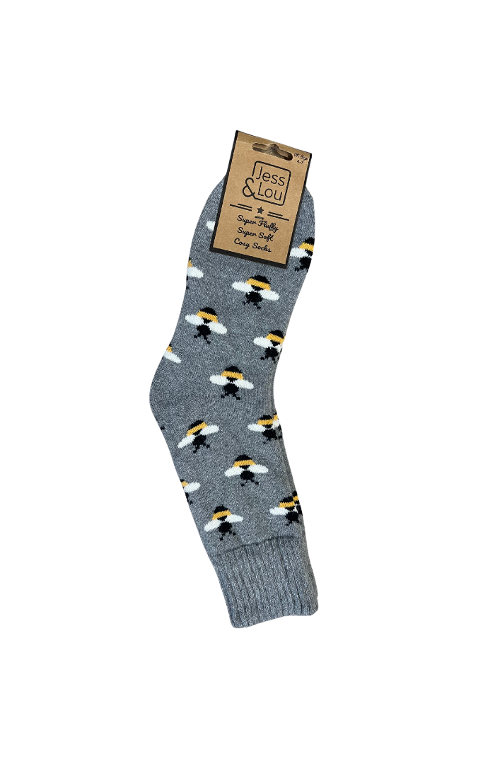 Gerippte Socken von Busy Bee