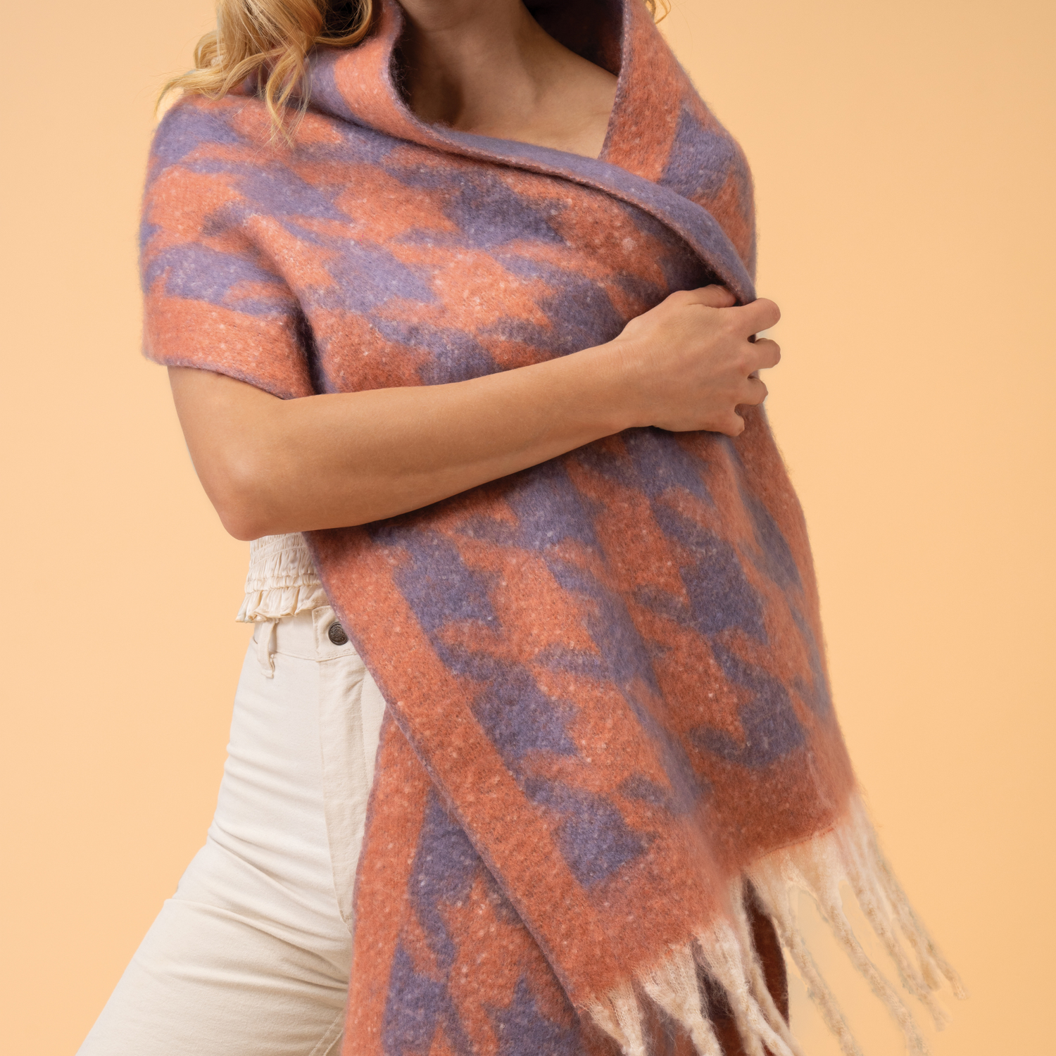 Harper Polyester Knitted Scarf