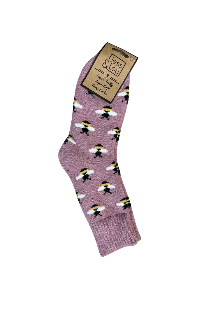 Gerippte Socken von Busy Bee