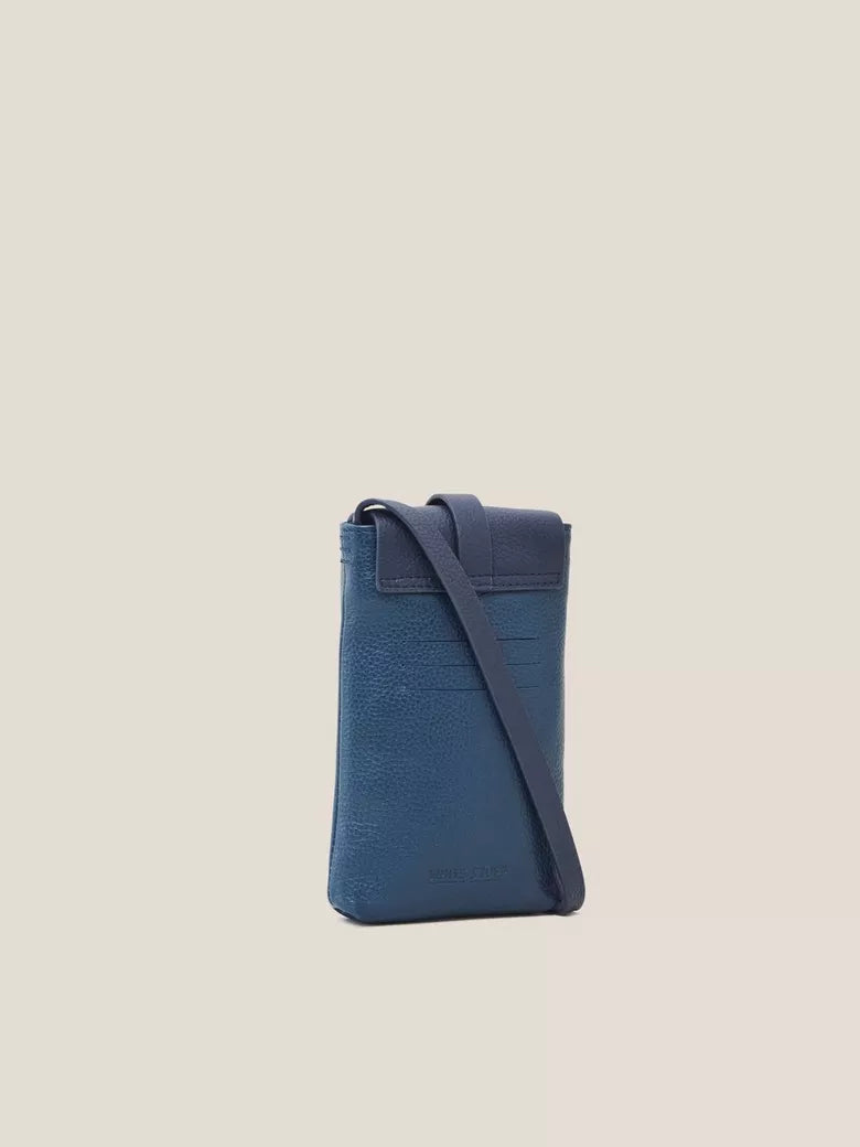 Clara Buckle Leather Phone Bag