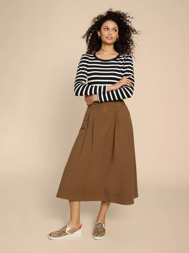 Tara Chino Skirt