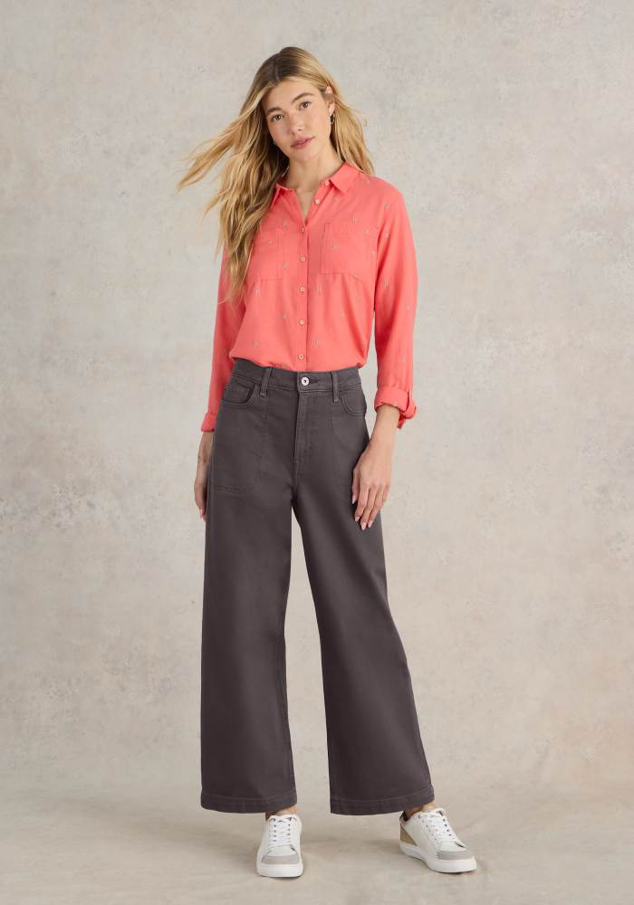 Tia Wide Leg Crop Jean