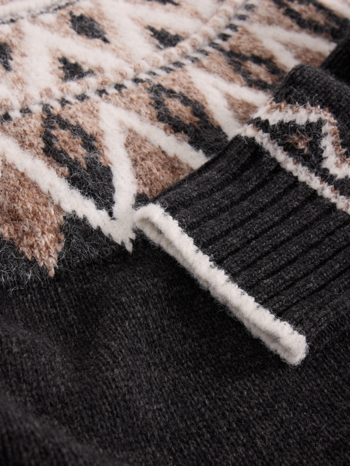 Mono Fairisle Jumper