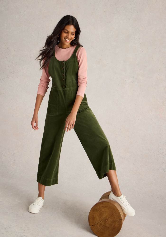 Viola Cord Dungaree