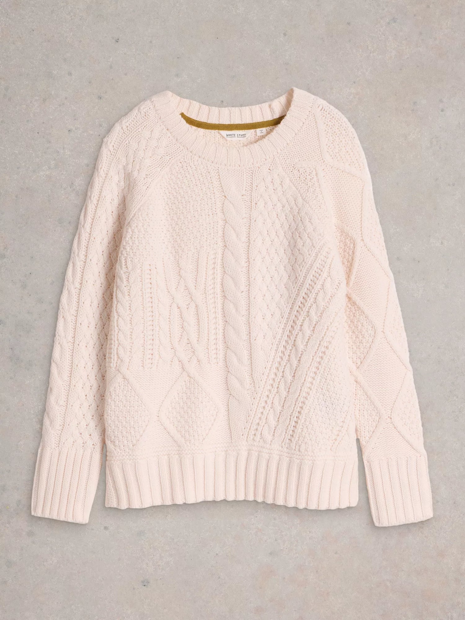 Patchwork Cable Jumper