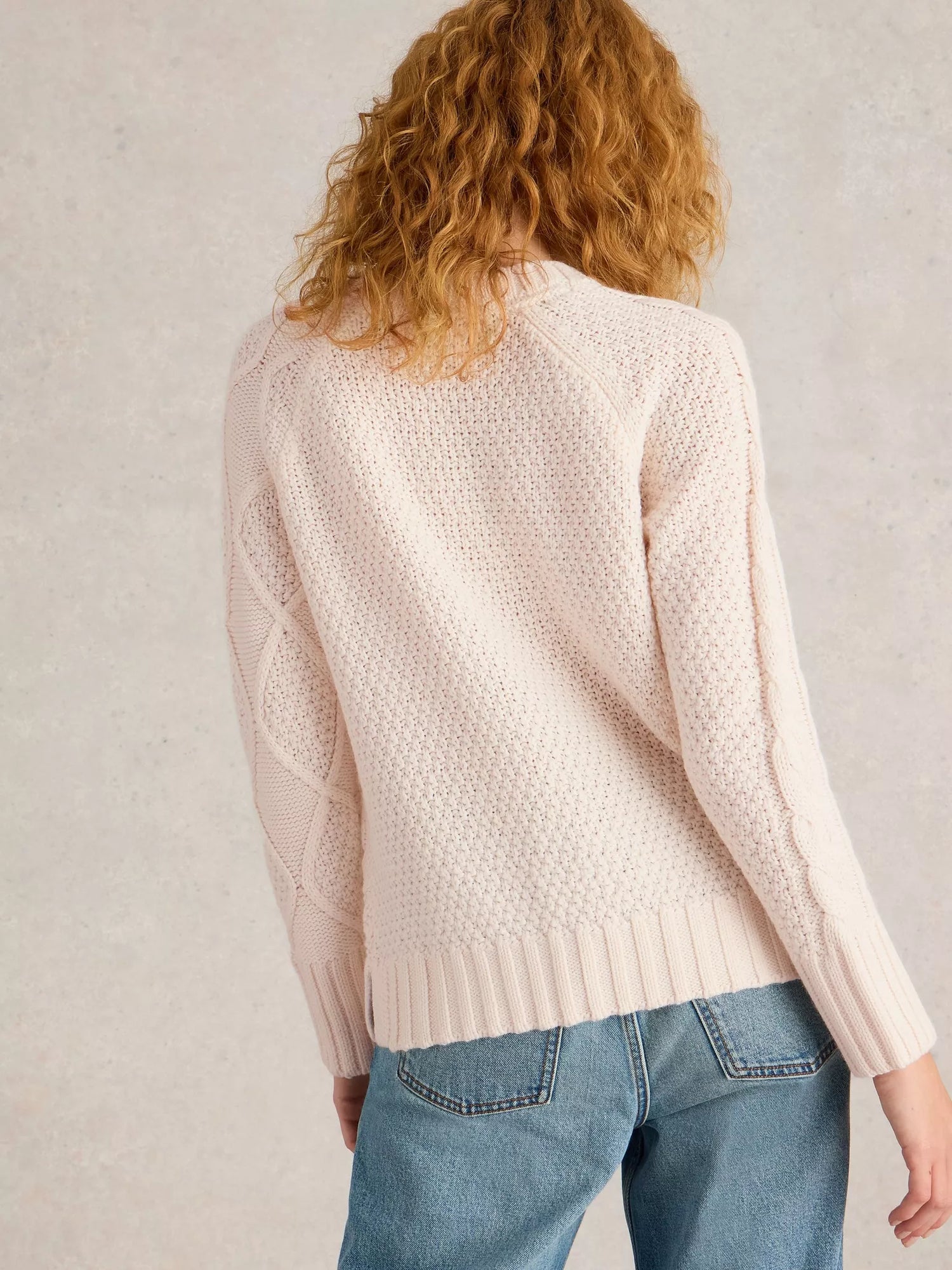 Patchwork Cable Jumper