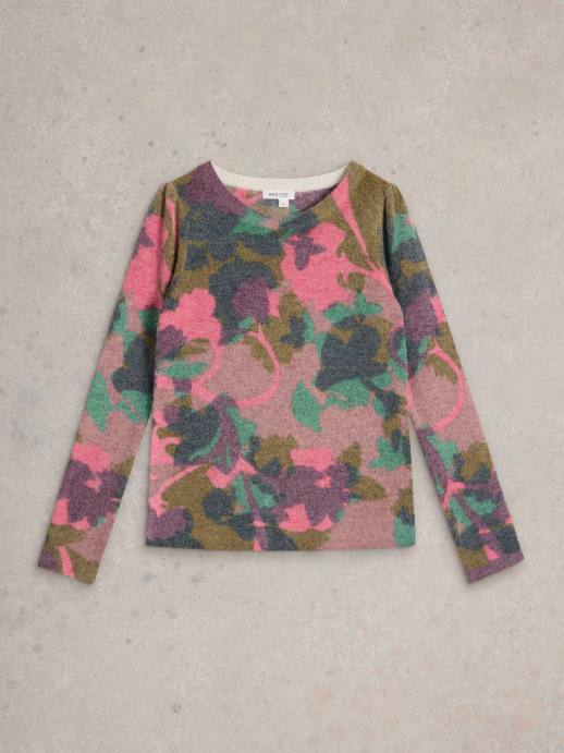 Jodie Printed Floral Jumper