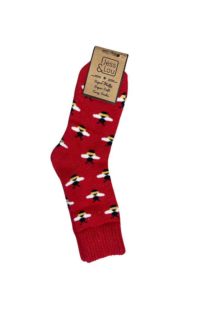 Gerippte Socken von Busy Bee