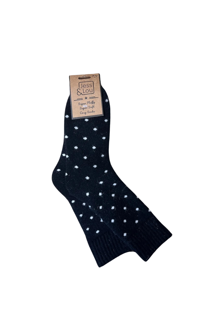 Delightful Dots Ribbed Socks