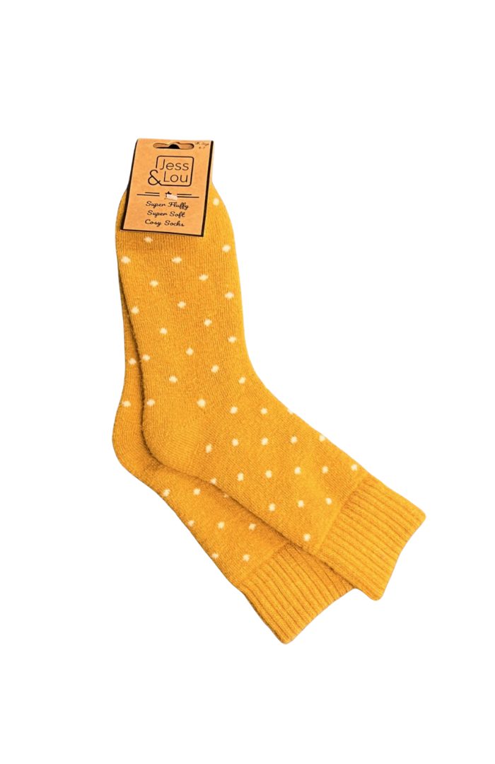 Delightful Dots Ribbed Socks