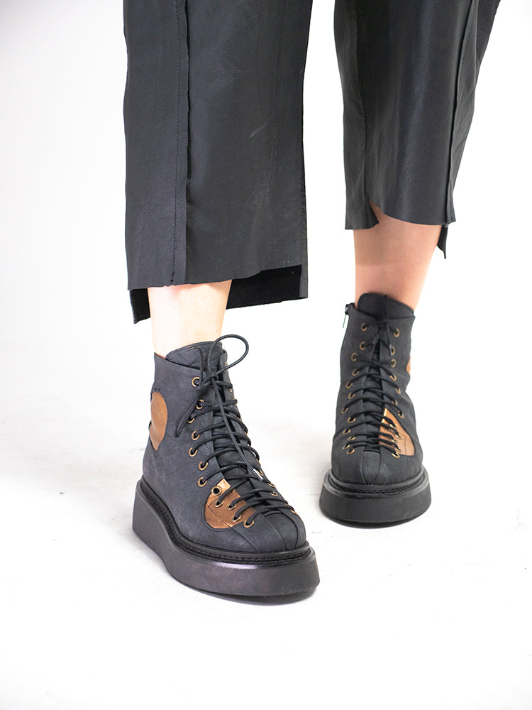 Sol Circle Leather Boots