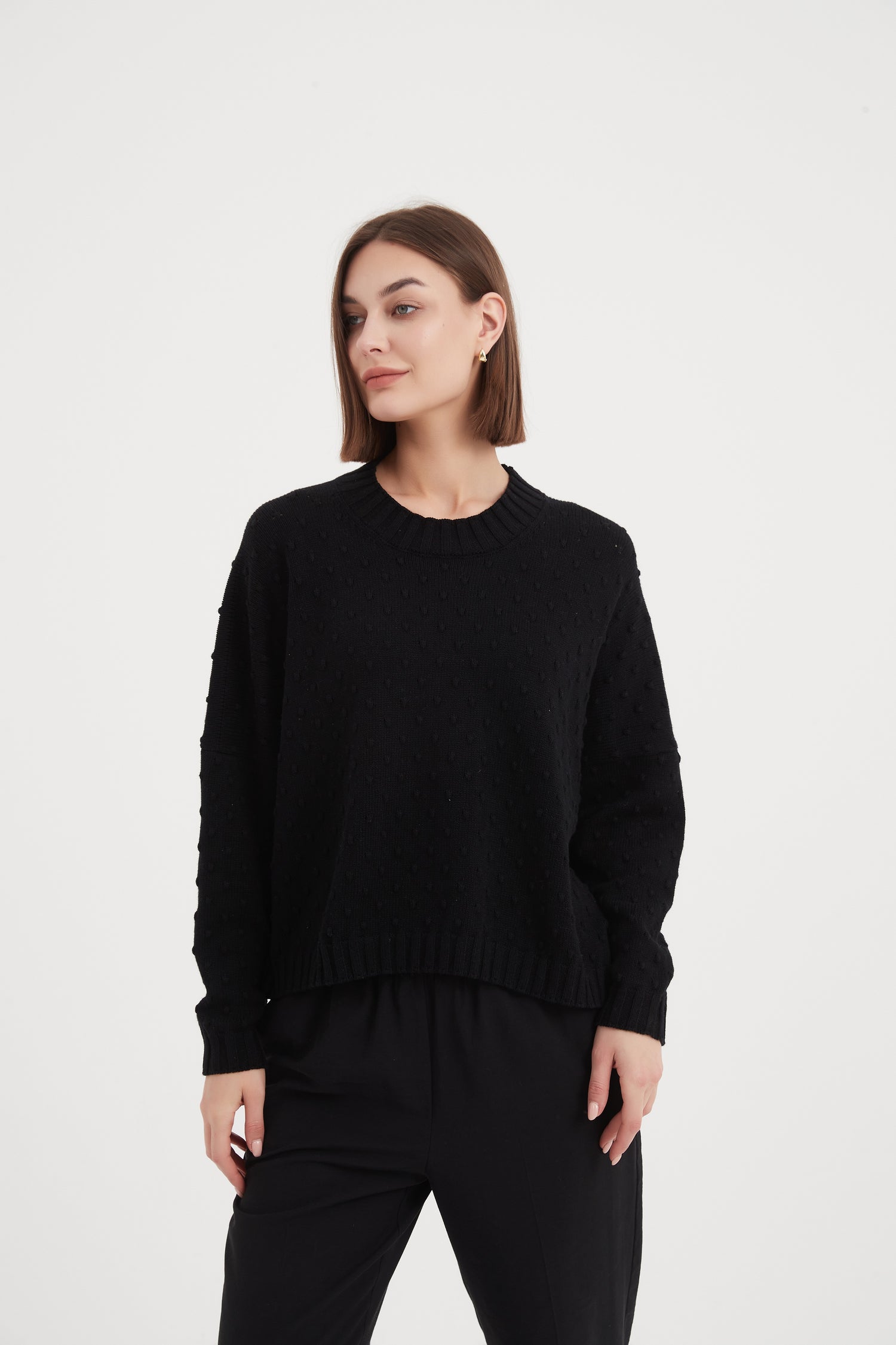 Textured Spot Knit