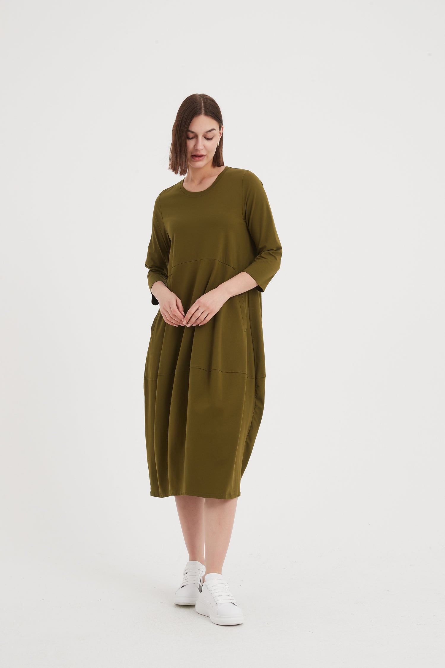 Ovoid Jersey Dress New