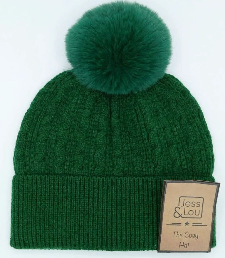 Cosy Cable Bobble Hat