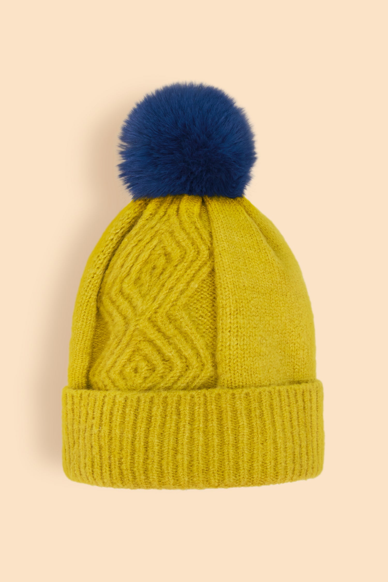 Ingrid Bobble Hat - Chartreuse