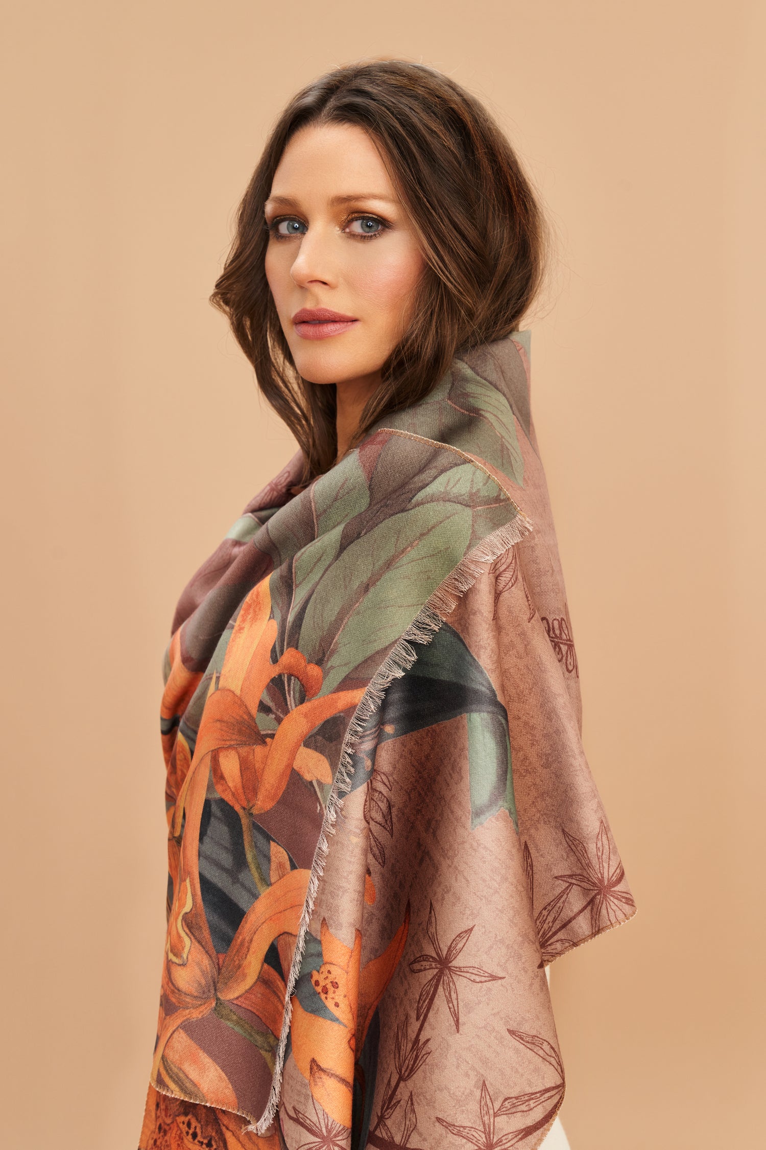 Botany Bliss Lux Printed Scarf