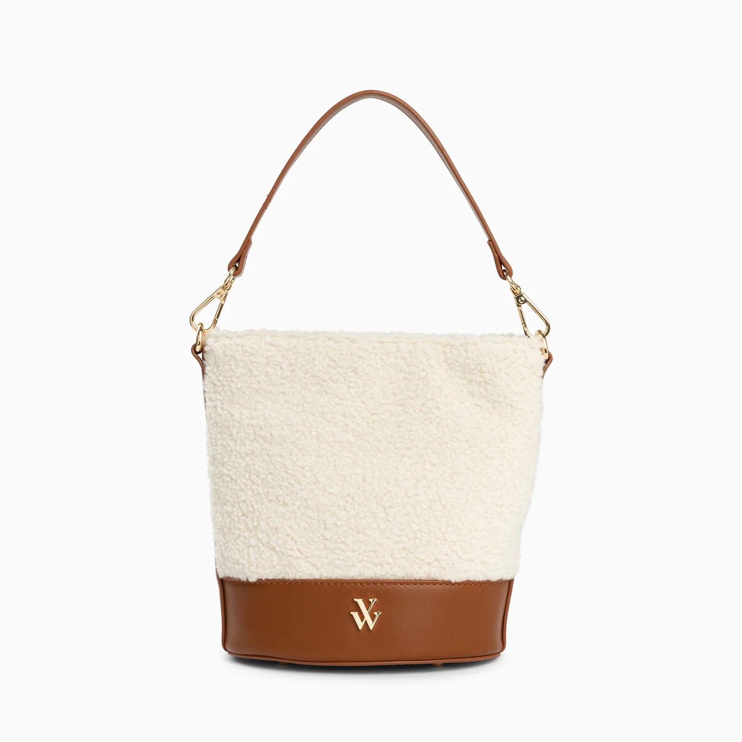 Milou Shearling Bucket Bag