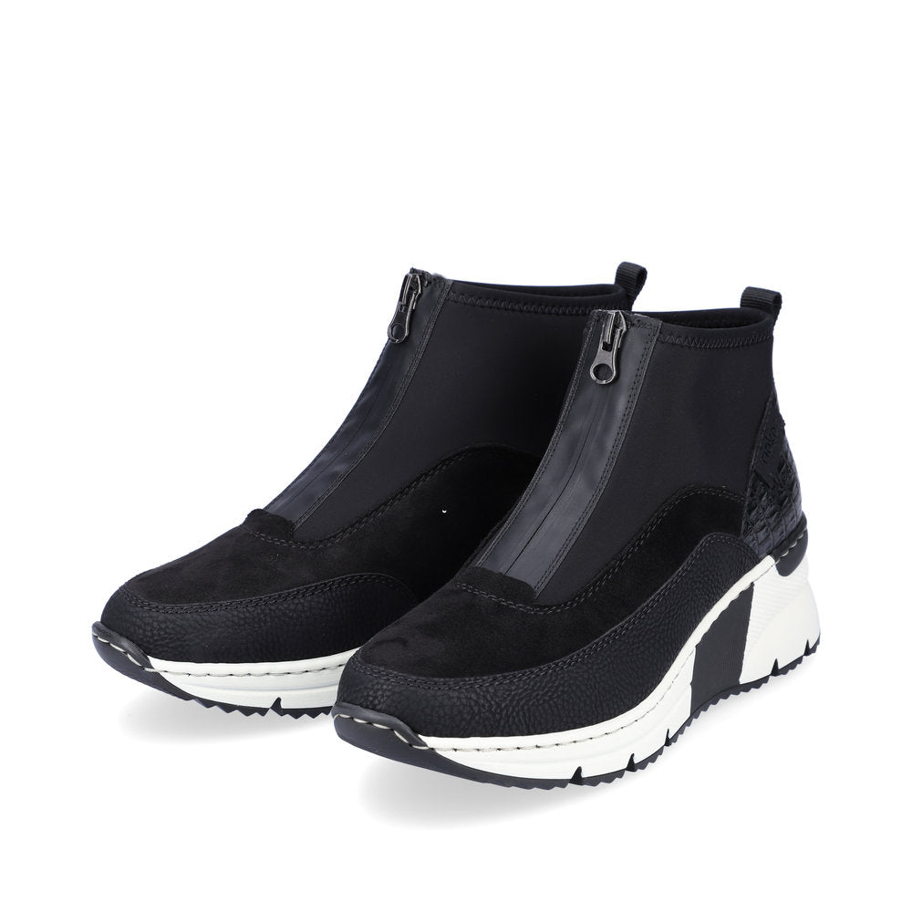 Textile Mix Contemporary Boot