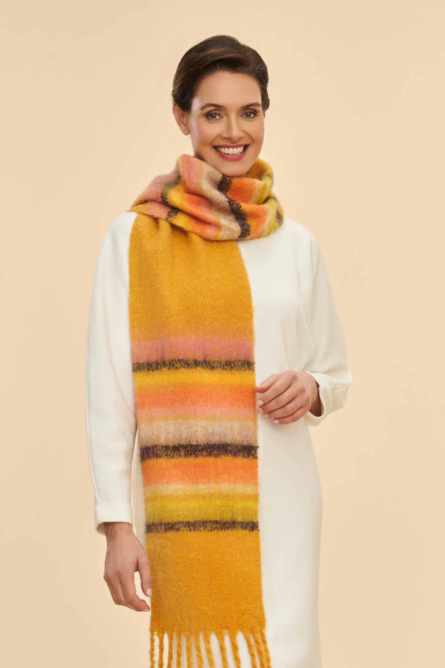 Sammy Cosy Scarf - Mustard