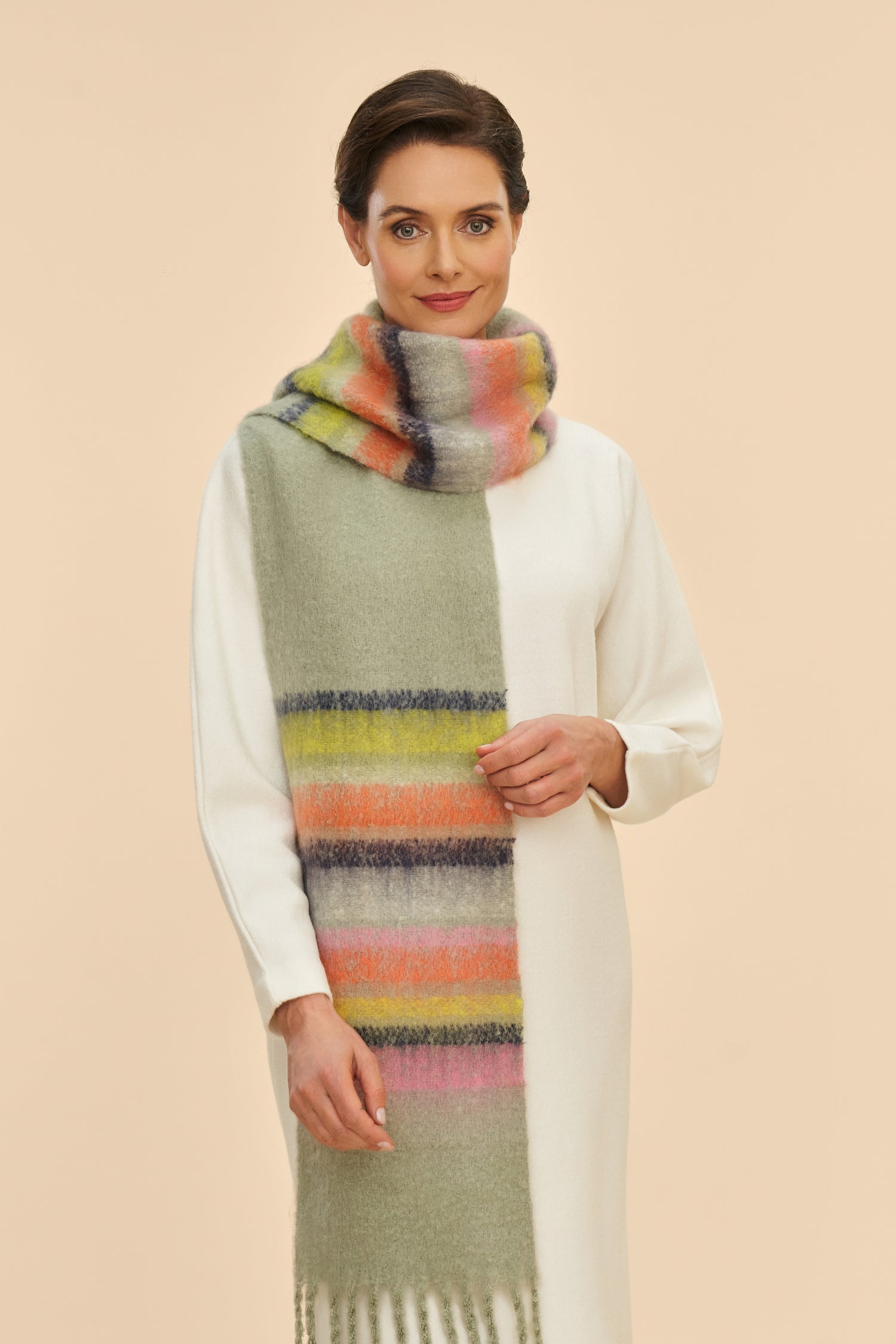 Sammy Cosy Scarf - Moss