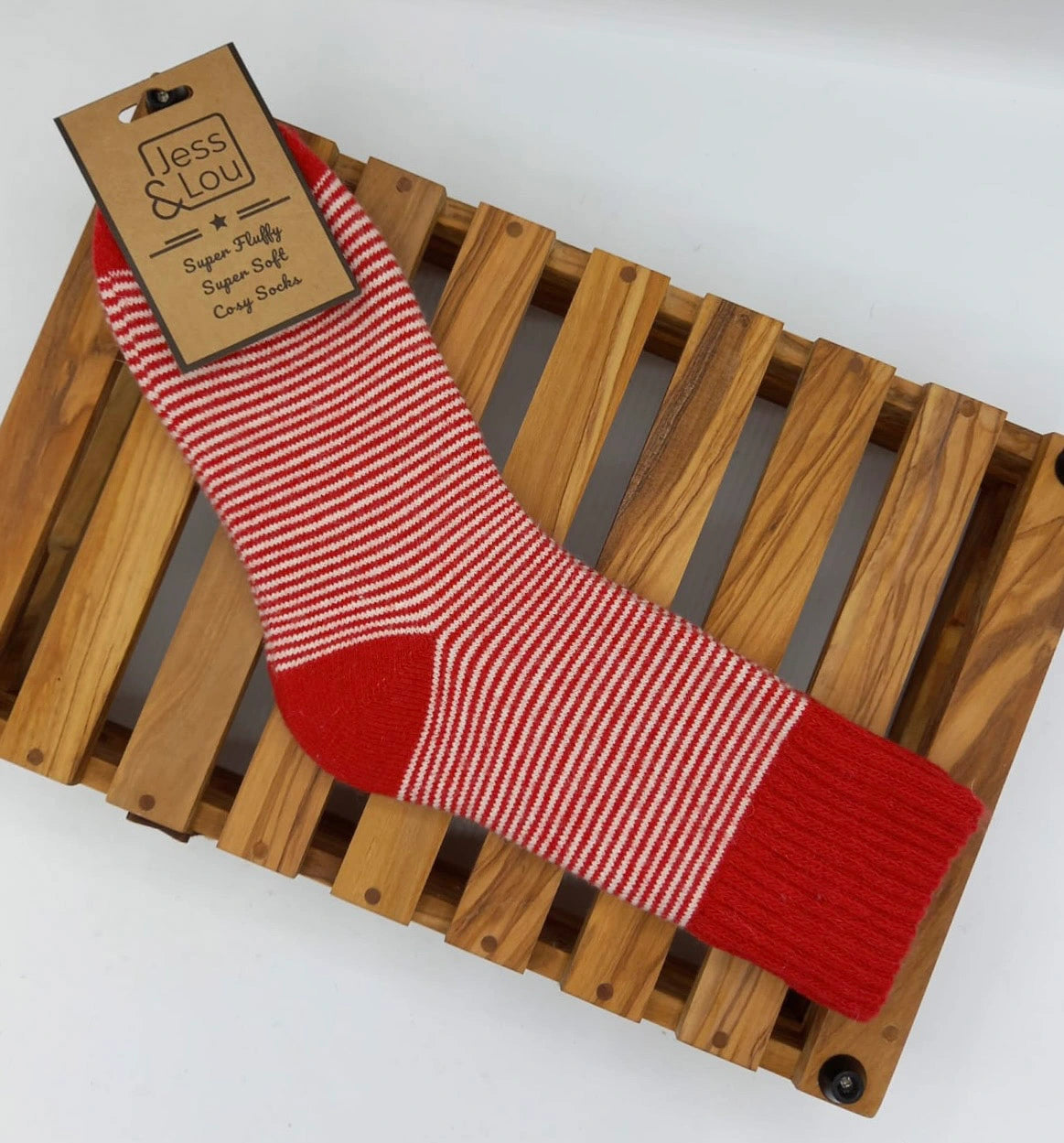 Sleek Stripe Ribbed Socks