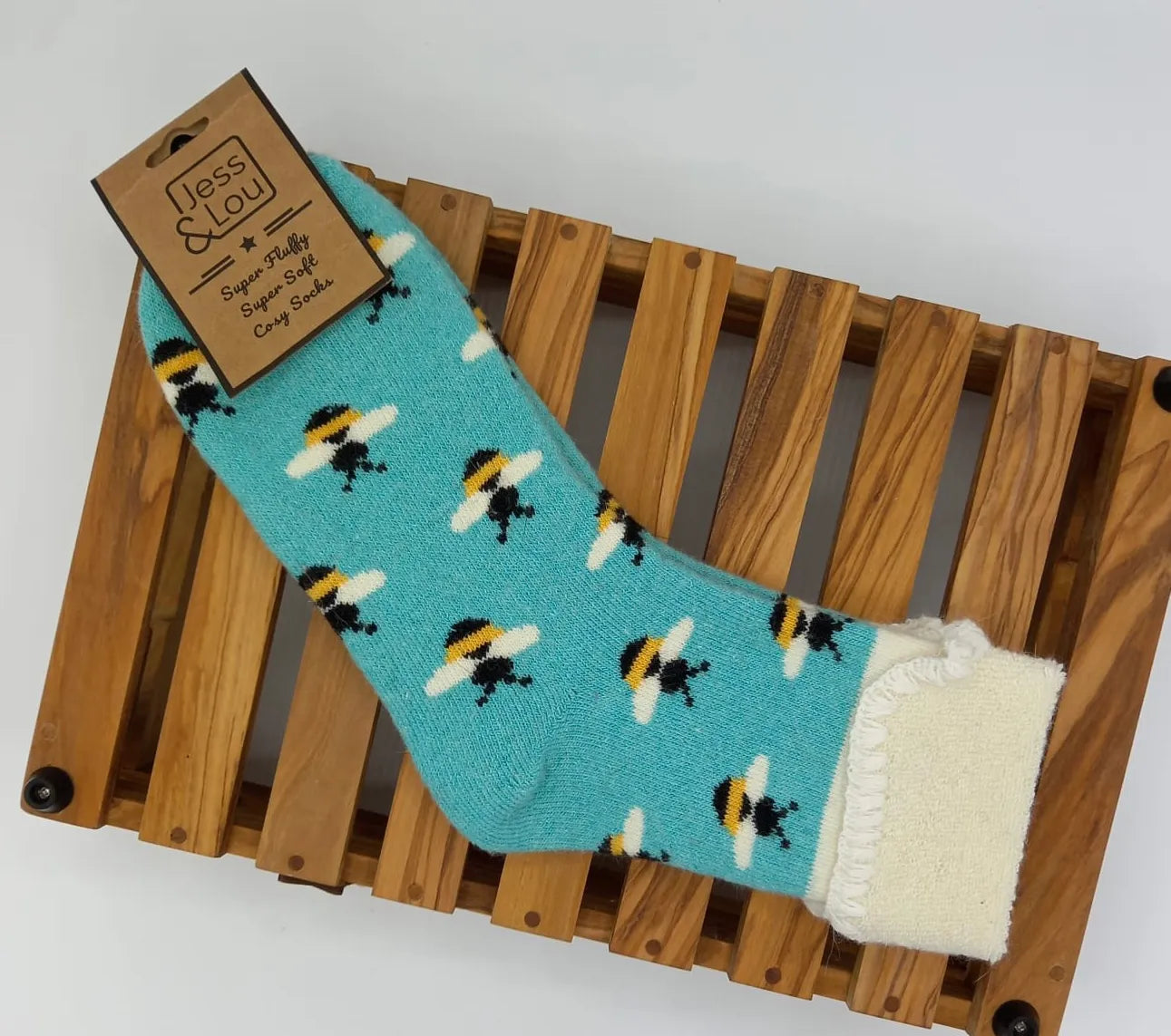 Beautiful Bees Super Cosy Socks