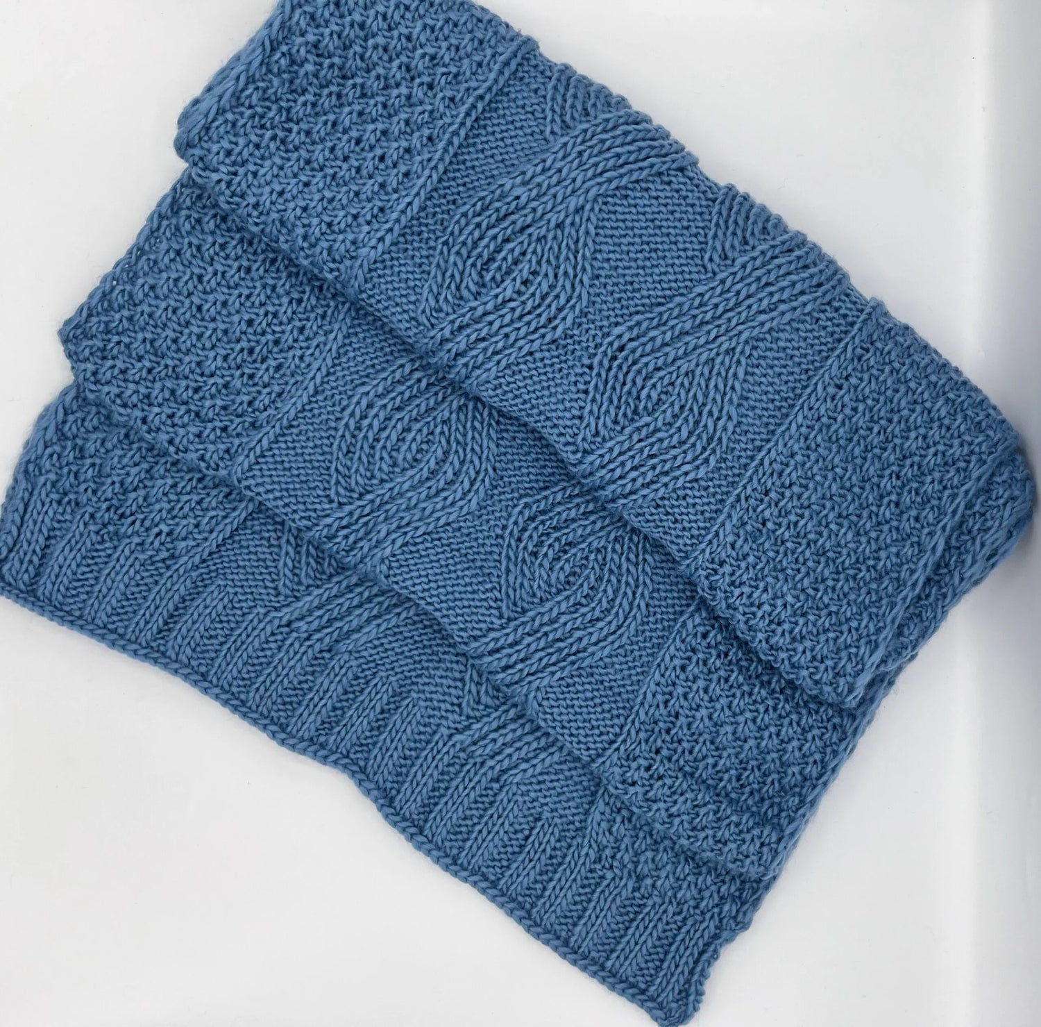 Soft Cable Knit Scarf