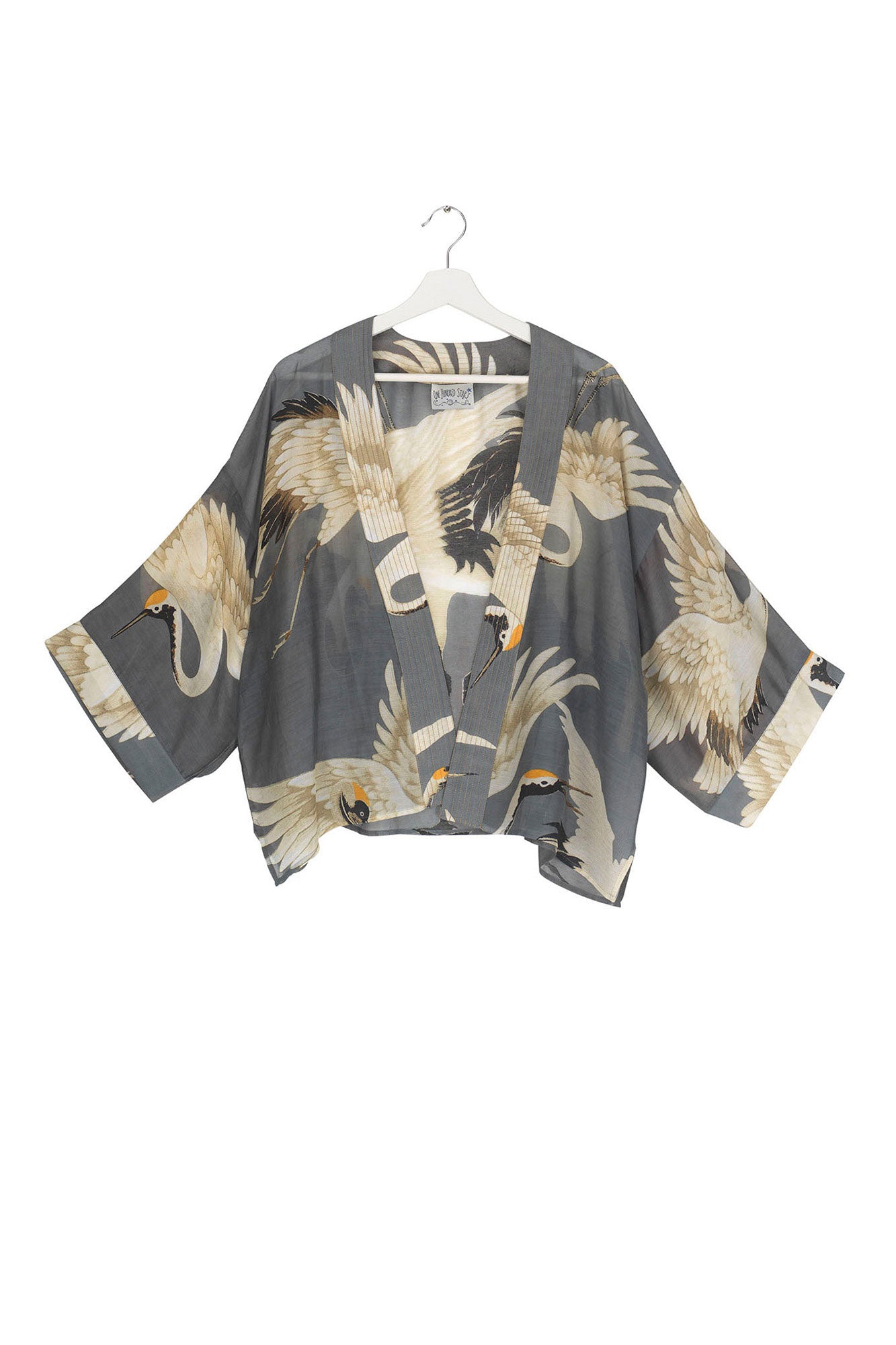 Stork Short Kimono