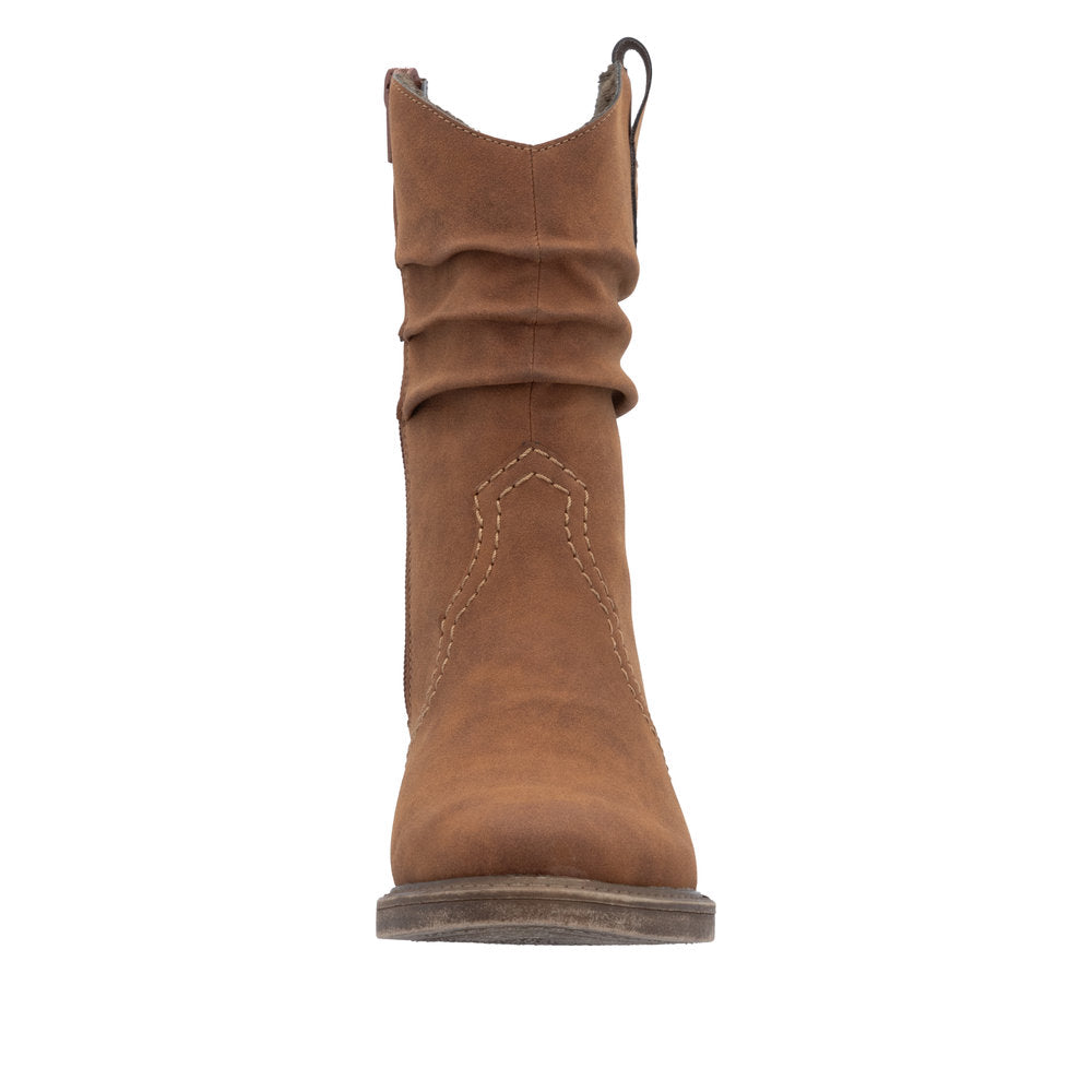 Rouched Leg Fur Lined Boot