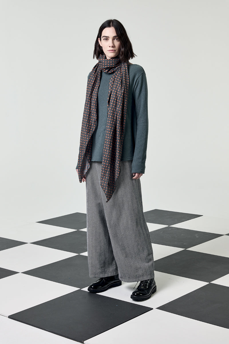 Herringbone Panel Trousers