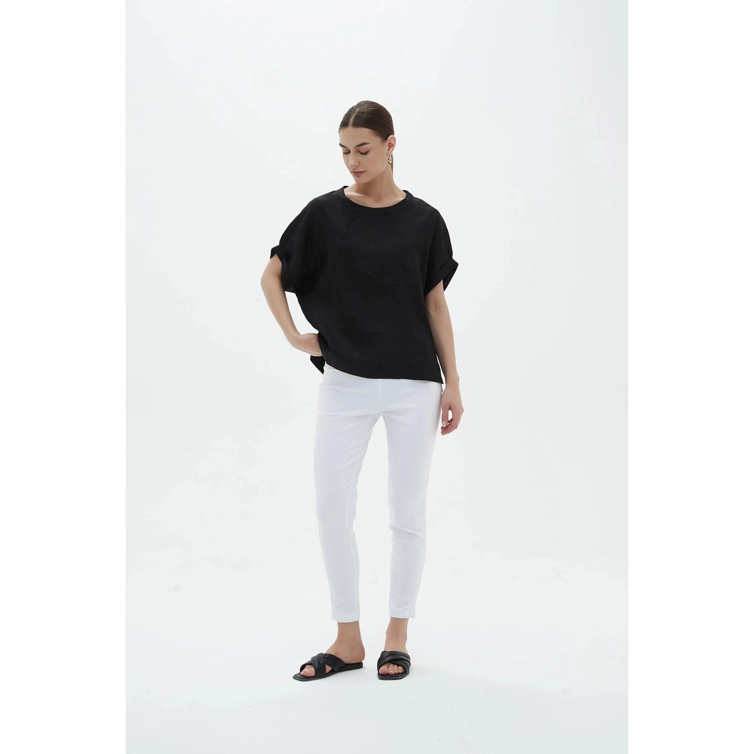 Angled Seam Top-Tirelli-Blue Water Clothing