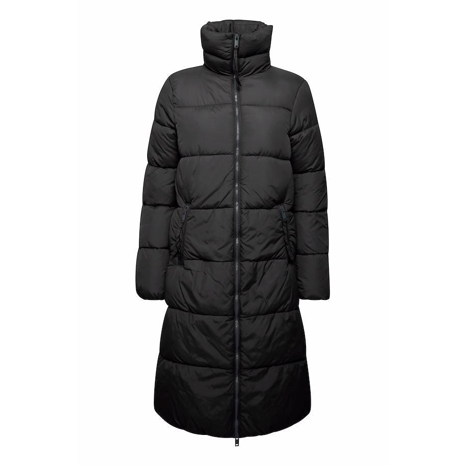 Long black shop down jacket